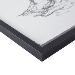 2pc Feminine Figures Deckle Framed Decorative Wall Art Black/White -Furniture Promotion Shop GUEST a87b51ff f615 4c19 9d0c c53464d4c4b1