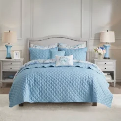 Elian Comforter And Coverlet Set Blue -Furniture Promotion Shop GUEST ad24cc96 dbef 467a ba38 c261329fbedd