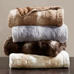 60"x70" Oversized Marselle Faux Fur Throw Blanket - Madison Park -Furniture Promotion Shop GUEST aecf9771 29ba 4e7c 8a6b 2977b15c6010