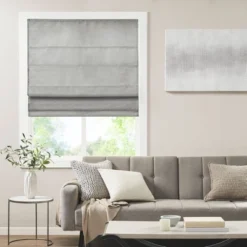 Aberdeen Printed Faux Silk Room Darkening Cordless Roman Blinds And Shade Gray 19 Aberdeen Printed Faux Silk Room Darkening Cordless Roman Blinds And Shade Gray -Furniture Promotion Shop GUEST af1cff7e 746f 42b8 accb c0422a7cafce