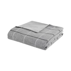 Madison Park 3pc Full/Queen Oakdale Faux Linen Jacquard Duvet Cover Set Gray -Furniture Promotion Shop GUEST af251c96 4d45 4123 8b2d 93a527032611