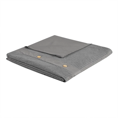 3pc Lucina Cotton Waffle Weave Duvet Cover Set 10 3pc Lucina Cotton Waffle Weave Duvet Cover Set - Image 10