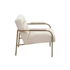 Abbot Upholstered Open Arm Metal Leg Accent Chair Beige - Madison Park 11 Abbot Upholstered Open Arm Metal Leg Accent Chair Beige - Madison Park -Furniture Promotion Shop GUEST b8668b28 4aae 4a88 b86b bb0aec0fc6c6