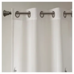 84"x50" Rosalie Burnout Printed Light Filtering Curtain Panel -Furniture Promotion Shop GUEST bb4c961e 00e1 44fb 99a6 abbc57fac8c6