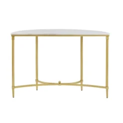 Bordeaux Console Table White/Gold -Furniture Promotion Shop GUEST bbbb0c33 d0f4 4b16 8953 548ae699b3ca
