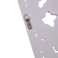 (Set Of 2) 15.5" X 31.5" Botanical Wood Carved Wall Panel White -Furniture Promotion Shop GUEST c18b01ba 236c 4ff8 b58b 6cfc90c51883