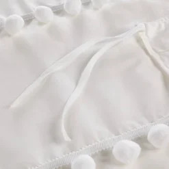 Elly Full/Queen 3pc Pom Pom Cotton Duvet Cover Set Ivory 20 Elly Full/Queen 3pc Pom Pom Cotton Duvet Cover Set Ivory -Furniture Promotion Shop GUEST c5478cb8 a978 4165 9132 a704986fa41a