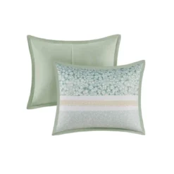 5pc Tulia Seersucker Comforter Bedding Set With Throw Pillows Green - Madison Park -Furniture Promotion Shop GUEST ccbc762d 5191 40f8 8cb5 5cdcba822608