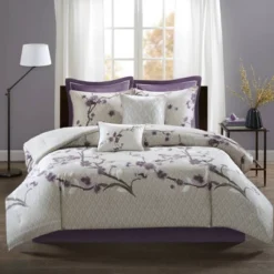 Sakura Cotton Comforter Set 8pc