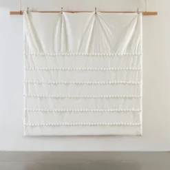 Elly Pom Pom Cotton Comforter Set -Furniture Promotion Shop GUEST d4a4f61e 0886 4abd 8b97 9ae30a7a3502 1