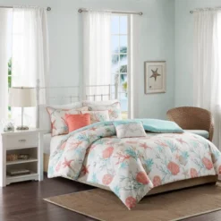 Ocean View Duvet Cover Set Coral - 6pc 21 Ocean View Duvet Cover Set Coral - 6pc -Furniture Promotion Shop GUEST d52ea815 ac7f 4717 88a0 53673ab4b529