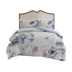 Maddy Cotton Printed Duvet Cover Set - Madison Park