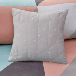 Queen 8pc Zuri Reversible Complete Bed Set Includes Sheets - Aqua -Furniture Promotion Shop GUEST d9532d73 93eb 4943 8feb 02c8c740529e