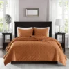 Madison Park Mercer Faux Velvet Reversible Coverlet Set