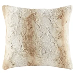 20"x20" Oversize Marselle Faux Fur Square Throw Pillow - Madison Park -Furniture Promotion Shop GUEST dca1aff9 3a95 4b6c a464 fa80570a53fb