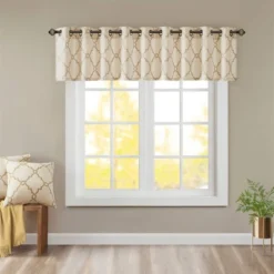 18"x50" Sereno Fretwork Print Valance -Furniture Promotion Shop GUEST deb2bb8c 3363 44f8 9f02 ab245ee6ca8c