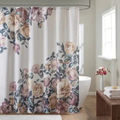 Colissa Cotton Floral Printed Shower Curtain 14 Colissa Cotton Floral Printed Shower Curtain -Furniture Promotion Shop GUEST dfe4353d 0790 4fbd a9af cee853d141da