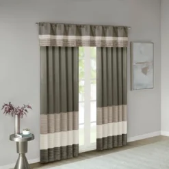 18"x50" Salem Polyoni Pintuck Window Valance - Madison Park -Furniture Promotion Shop GUEST e1c2cdf8 df68 4a98 a7c3 4e7cb757b357