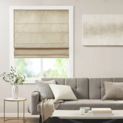 Aberdeen Printed Faux Silk Room Darkening Cordless Roman Blinds And Shade Taupe 25 Aberdeen Printed Faux Silk Room Darkening Cordless Roman Blinds And Shade Taupe -Furniture Promotion Shop GUEST e67e14e0 6d12 41b9 b2c7 4e3f1e2e032b