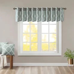 18"x50" Sereno Fretwork Print Valance -Furniture Promotion Shop GUEST f1da415e bffc 4056 963c a587721ac406