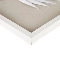 3pc Sabal Palm Rice Paper Framed Shadow Box Set Off White - Madison Park -Furniture Promotion Shop GUEST f234f424 61a6 4bb5 9e72 b97427b0f286