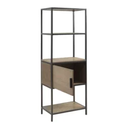64" Callan 3 Shelf Bookcase With Storage Cabinet Gray - Madison Park -Furniture Promotion Shop GUEST f26dbac8 c204 47c8 b4c7 9328ec6caab6
