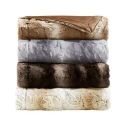 60"x70" Oversized Marselle Faux Fur Throw Blanket - Madison Park -Furniture Promotion Shop GUEST f2becc1b f58e 4594 9971 07855858dcd5