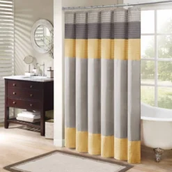 Polyester Faux Silk Shower Curtain -Furniture Promotion Shop GUEST f38c40fb a5d5 4a9e adc3 d119d92b8a4e