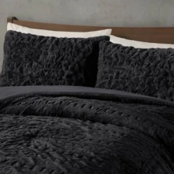 Madison Park 3pc King/California King Dakota Ruched Fur Down Alternative Comforter Set Black 12 Madison Park 3pc King/California King Dakota Ruched Fur Down Alternative Comforter Set Black -Furniture Promotion Shop GUEST fc98f132 34e0 4e17 8166 23907c2f6682