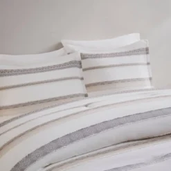 Madison Park 5pc Cove Clipped Jacquard Comforter Set White/Assorted Beiges -Furniture Promotion Shop GUEST fd05b8f6 89ca 411c b783 644df258ccaa